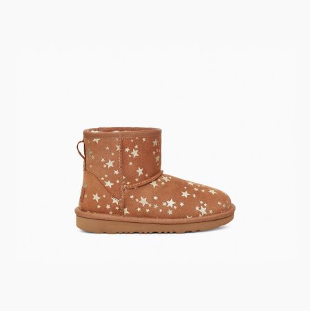 UGG Classic Mini II Stars - Boots Barn - Brune (NO-P424)